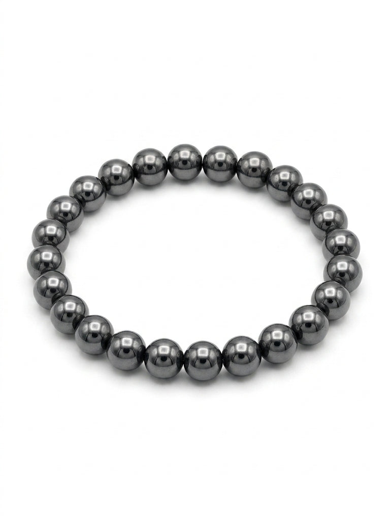 Supports Calmness, Focus & Grounding Bracelet (Hematite)