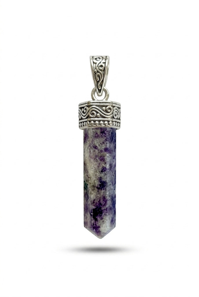 Sleep Support & Healing Pendant (Lepidolite)