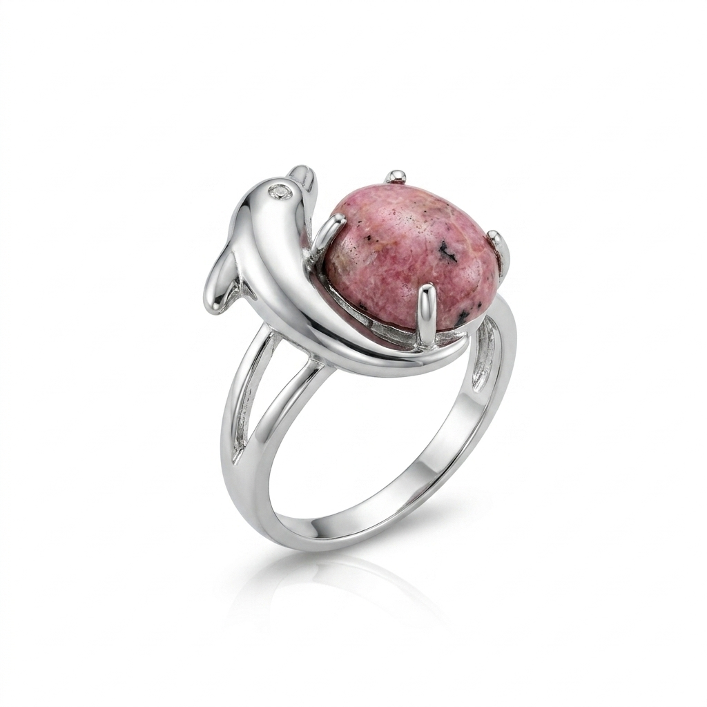 Emotional Healing & Self-Love Ring (Rhodonite)