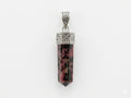 Stress Relief & Heart Healing Pendant (Rhodonite)