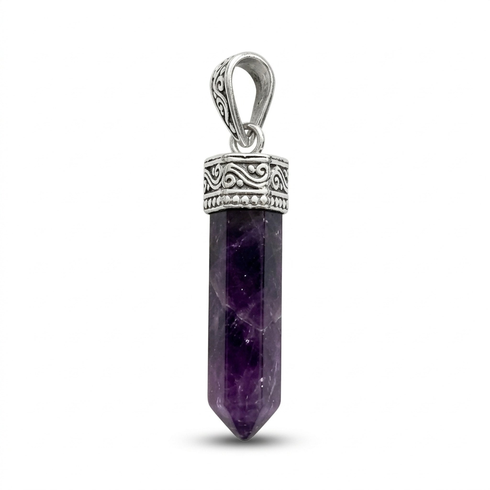 Stress Relief & Mental Clarity Pendant (Amethyst)
