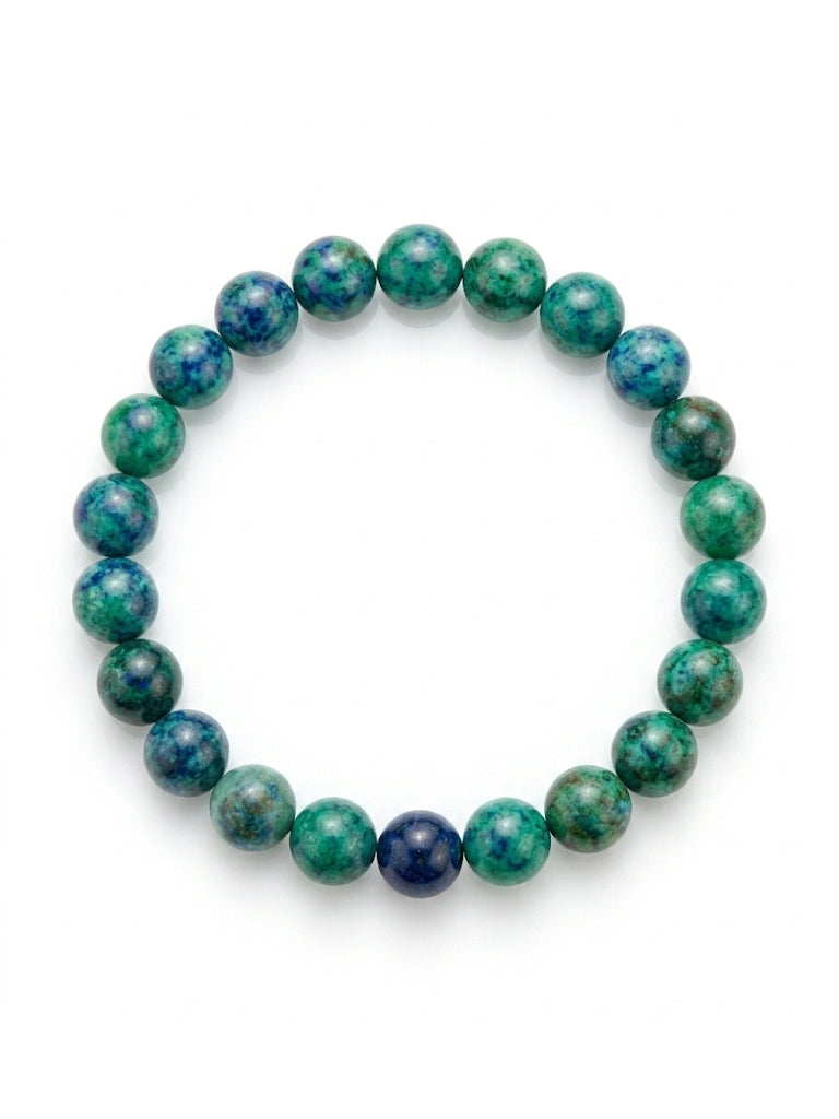 Mental Clarity & Intuition Bracelet (Azurite)