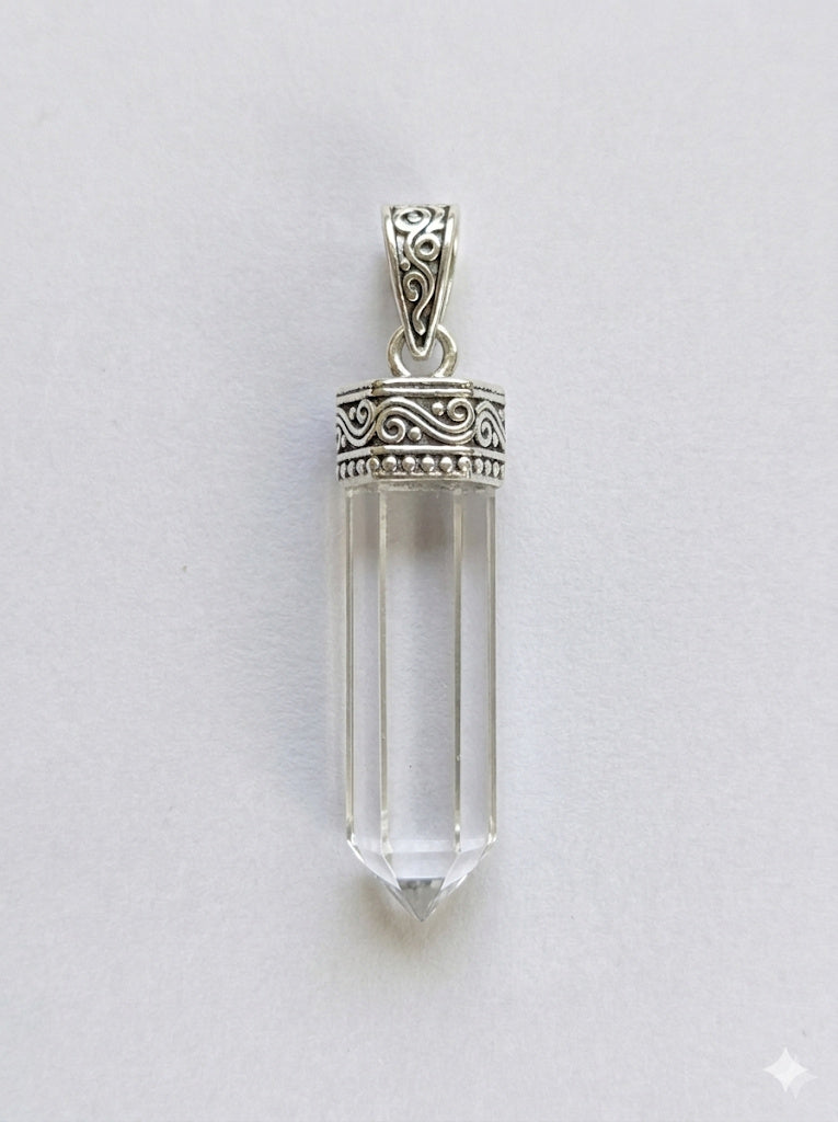 Clarity & Positive Energy Pendant (Clear Quartz)
