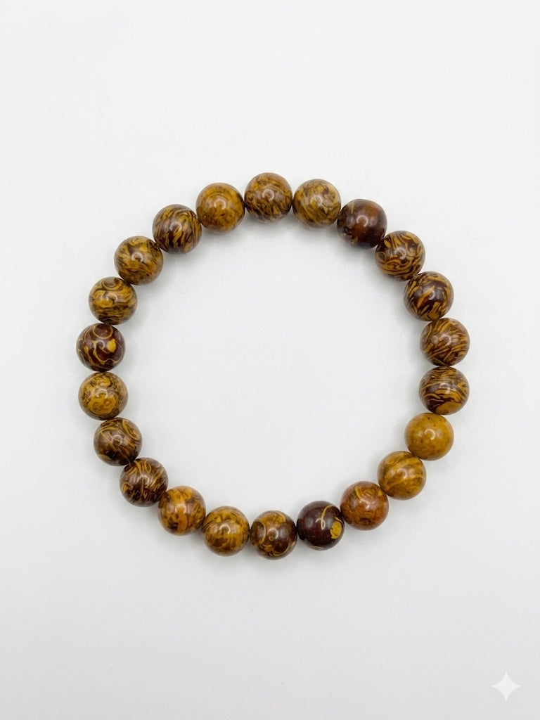 Staying Calm, Focus & Emotional Strength Bracelet (Elephant Jasper)