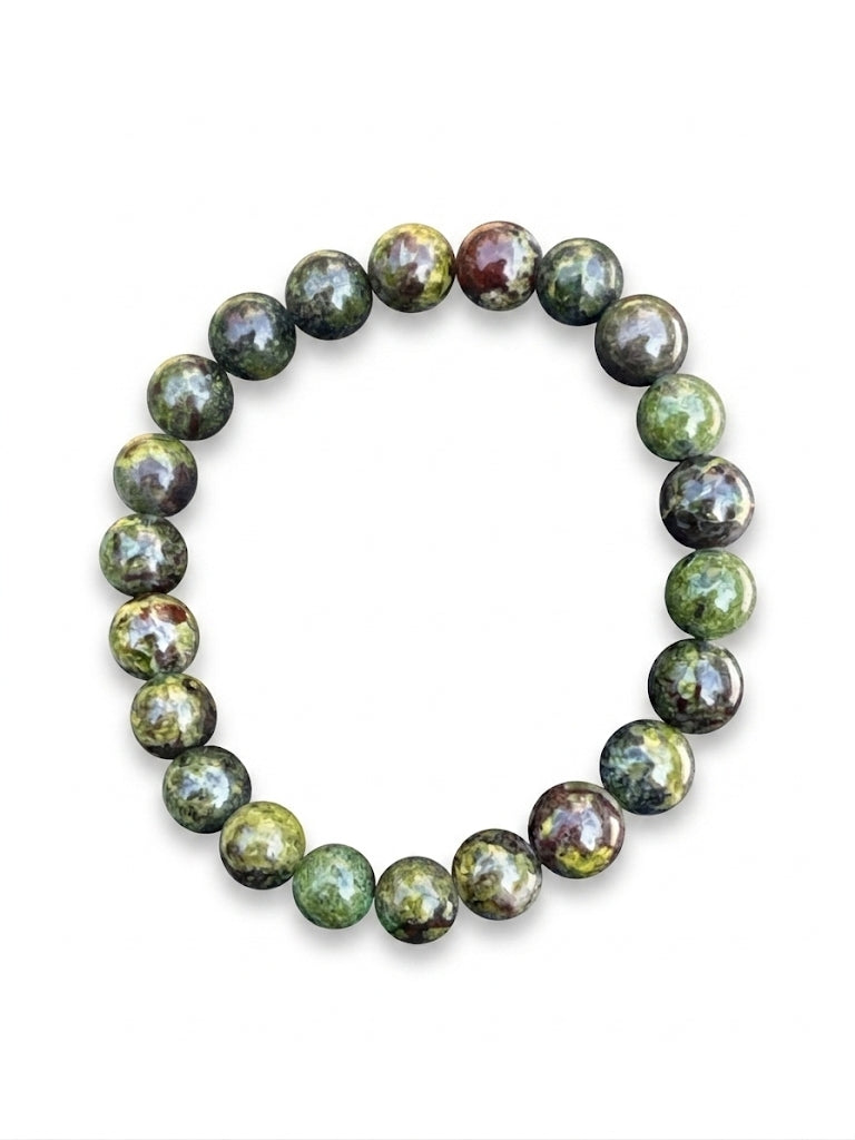 Strength, Courage & Personal Growth Bracelet (Dragon Blood Stone)