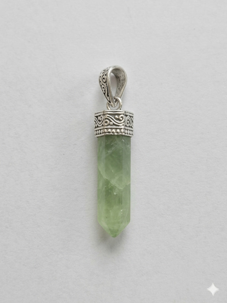 Calmness, Healing & Emotional Balance Pendant (Green Fluorite)