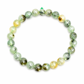 Peaceful Mind, Heart Healing, Anxiety Support Bracelet (Prehnite)