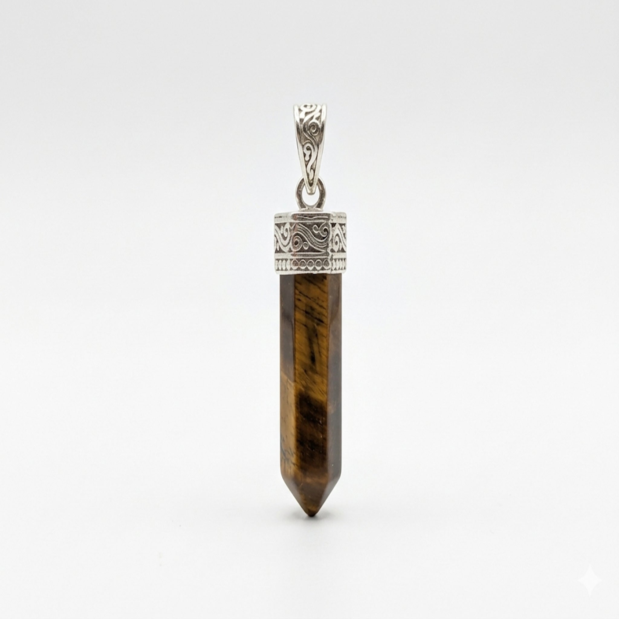 Protection & Courage Pendant (Tiger Eye)